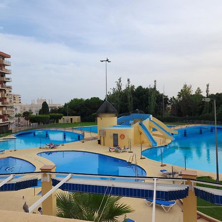 Benalmadena Minerva 401 Estudio Con Gran Piscina Y Parque Acuatico Kültér fotó